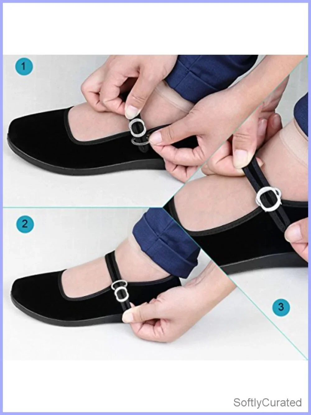 Velvet Mary Jane Flats Cotton Sole Dance Yoga Shoes